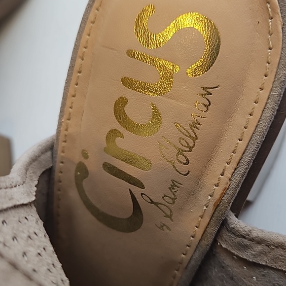 Circus by Sam Edelman Taupe Kipling Peep Toe Booties 8 - Picture 4 of 8